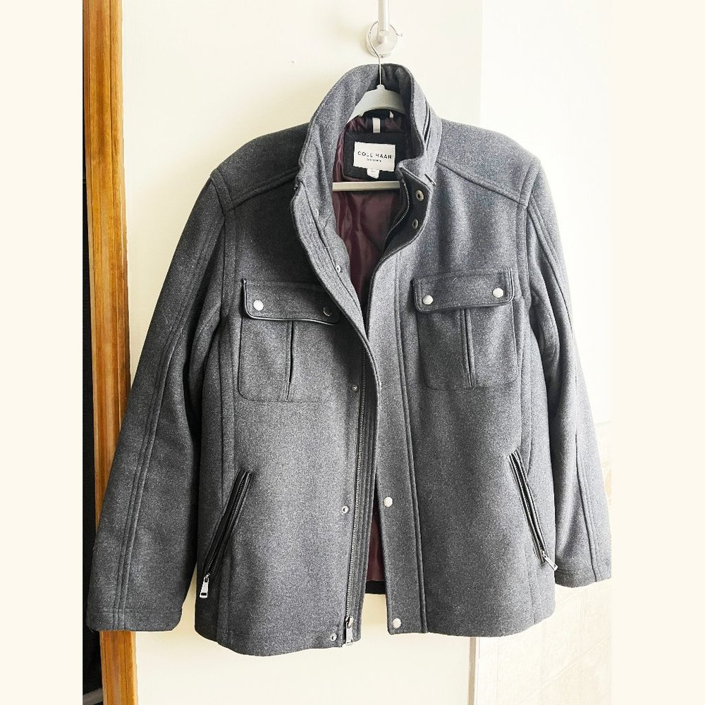 COLE HAAN SIGNATURE WOOL JACKET - MENS